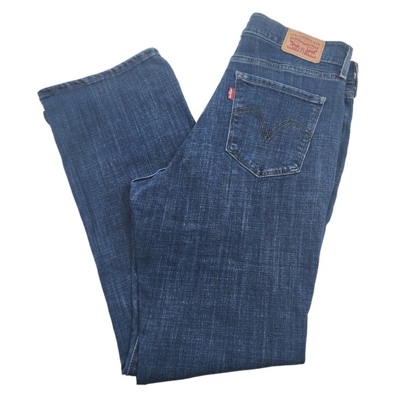 Levi's Denim - Levis Classic Boot Jeans Stretch Medium Wash High Rise Womes Size 10 30x30"